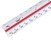 imageMr Pen Metric Engineer Scale Ruler Ruler 12quot Aluminum Scale Ruler Triangular Scale Scale Ruler for Blueprint Triangle Ruler Metric Engineering Drafting Ruler Engineering Scale