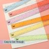 imageMr Pen Plastic Rulers 12 Inch 6 Pack Pastel Colors Metric ampamp Imperial Clear Ruler Set Cute Ruler 12 Inch Clear Ruler 12 Inch Ruler Rulers 12 Inch Plastic Ruler 12 Inch Rulers for Kids