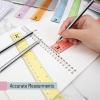 imageMr Pen Plastic Rulers 12 Inch 6 Pack Pastel Colors Metric ampamp Imperial Clear Ruler Set Cute Ruler 12 Inch Clear Ruler 12 Inch Ruler Rulers 12 Inch Plastic Ruler 12 Inch Rulers for Kids