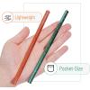 imageMr Pen Small Architectural Scale Ruler Aluminium 6 Inch 2 Pack Green and Orange Pocket Size Ruler Triangle Ruler Metal Ruler Set Architect Scale Ruler for BlueprintsB Green  Orange