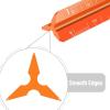 imageMr Pen Small Architectural Scale Ruler Aluminium 6 Inch 2 Pack Green and Orange Pocket Size Ruler Triangle Ruler Metal Ruler Set Architect Scale Ruler for BlueprintsB Green  Orange