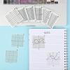 imageMr Pen Transparent Graph Paper Sticky Notes 300 Sheets 3x3 Inch Graph Sticky Notes Math Graph Paper Graphing Sticky Notes Grid Sticky Notes Grid Notepad Mini Graph Paper