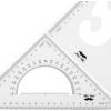 imageMr Pen Triangle Ruler Square and Ruler Set 3 Pack Set Square Square Ruler Protractor for Geometry School Geometry Set Math Protractor Geometry Rulers Math Ruler2215cm  3060  4590