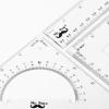 imageMr Pen Triangle Ruler Square and Ruler Set 3 Pack Set Square Square Ruler Protractor for Geometry School Geometry Set Math Protractor Geometry Rulers Math Ruler12 Ruler  3060  4590