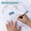 imageMr Pen Triangle Ruler Square and Ruler Set 3 Pack Set Square Square Ruler Protractor for Geometry School Geometry Set Math Protractor Geometry Rulers Math Ruler2215cm  3060  4590