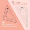 imageMr Pen Triangle Ruler Square and Ruler Set 3 Pack Set Square Square Ruler Protractor for Geometry School Geometry Set Math Protractor Geometry Rulers Math Ruler1711  3060  4590