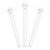 imageMr Pen 12 Inches Plastic T Square 3 Pack T Square Ruler T Square Transparent T Ruler Drafting T Square T Ruler for Crafting T Ruler Clear