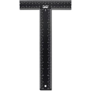 imageMr Pen  T Square T Ruler 12 inch Metal Ruler T Square Ruler Drafting Tools Architect Ruler Set Square Drafting Ruler Tsquare Truler Architectural Triangle Tee Ruler L Square Scale Ruler12 inch