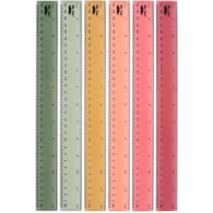 imageMr Pen Ruler 12 inch Ruler 6 Pack Vintage Colors Clear Ruler 12 Inch Rulers for Kids Rulers for School Clear Plastic Ruler 12 Inch 12 Inch Ruler with Centimeters and Inches School Ruler12 inch