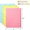 imageMr Pen Colored Loose Leaf Paper Wide Ruled 100 Sheets 8 x 105 3 Hole Punched Notebook Paper Lined Paper Binder Paper Writing Paper Filler Paper Wide Ruled Notebook PaperPastel Colors  100 Sheets