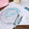 imageMr Pen Compass and Protractor Set Dwarf Pony Brown Compass Geometry Tool Protractor and Compass Set Compass Drawing Tool Drawing Compass Geometry Compass Math Compass for GeometrySky Blue