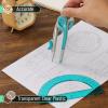 imageMr Pen Compass and Protractor Set Dwarf Pony Brown Compass Geometry Tool Protractor and Compass Set Compass Drawing Tool Drawing Compass Geometry Compass Math Compass for GeometryGreen