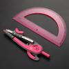 imageMr Pen Compass and Protractor Set Dwarf Pony Brown Compass Geometry Tool Protractor and Compass Set Compass Drawing Tool Drawing Compass Geometry Compass Math Compass for GeometryVivid Cerise