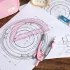 imageMr Pen Compass and Protractor Set Dwarf Pony Brown Compass Geometry Tool Protractor and Compass Set Compass Drawing Tool Drawing Compass Geometry Compass Math Compass for GeometryRogue Pink