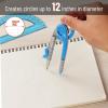 imageMr Pen Compass and Protractor Set Dwarf Pony Brown Compass Geometry Tool Protractor and Compass Set Compass Drawing Tool Drawing Compass Geometry Compass Math Compass for GeometryBlue