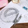 imageMr Pen Compass and Protractor Set Dwarf Pony Brown Compass Geometry Tool Protractor and Compass Set Compass Drawing Tool Drawing Compass Geometry Compass Math Compass for GeometryShuttle Grey