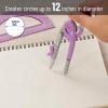 imageMr Pen Compass and Protractor Set Dwarf Pony Brown Compass Geometry Tool Protractor and Compass Set Compass Drawing Tool Drawing Compass Geometry Compass Math Compass for GeometryPurple