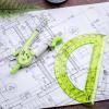 imageMr Pen Compass and Protractor Set Dwarf Pony Brown Compass Geometry Tool Protractor and Compass Set Compass Drawing Tool Drawing Compass Geometry Compass Math Compass for GeometryLight Green