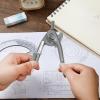 imageMr Pen Compass and Protractor Set Dwarf Pony Brown Compass Geometry Tool Protractor and Compass Set Compass Drawing Tool Drawing Compass Geometry Compass Math Compass for GeometryShuttle Grey