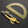 imageMr Pen Compass and Protractor Set Dwarf Pony Brown Compass Geometry Tool Protractor and Compass Set Compass Drawing Tool Drawing Compass Geometry Compass Math Compass for GeometryYellow