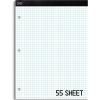 imageMr Pen Graph Paper 2x2 2 Squares per inch 85quotx11quot 55 Sheets Grid Paper Graphing Paper Graph Paper Pad Math Graph Paper Grid Paper Pad 12 Inch Graph Paper Square Paper Math PaperWhite 3Hole Punched