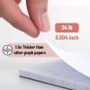 imageMr Pen Graph Paper 2x2 2 Squares per inch 85quotx11quot 55 Sheets Grid Paper Graphing Paper Graph Paper Pad Math Graph Paper Grid Paper Pad 12 Inch Graph Paper Square Paper Math PaperWhite
