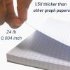 imageMr Pen Graph Paper 2x2 2 Squares per inch 85quotx11quot 55 Sheets Grid Paper Graphing Paper Graph Paper Pad Math Graph Paper Grid Paper Pad 12 Inch Graph Paper Square Paper Math PaperWhite 3Hole Punched