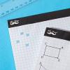 imageMr Pen Graph Paper 2x2 2 Squares per inch 85quotx11quot 55 Sheets Grid Paper Graphing Paper Graph Paper Pad Math Graph Paper Grid Paper Pad 12 Inch Graph Paper Square Paper Math PaperWhite