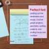 imageMr Pen Graph Paper 2x2 2 Squares per inch 85quotx11quot 55 Sheets Grid Paper Graphing Paper Graph Paper Pad Math Graph Paper Grid Paper Pad 12 Inch Graph Paper Square Paper Math PaperPastel