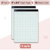 imageMr Pen Graph Paper 2x2 2 Squares per inch 85quotx11quot 55 Sheets Grid Paper Graphing Paper Graph Paper Pad Math Graph Paper Grid Paper Pad 12 Inch Graph Paper Square Paper Math PaperWhite