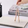 imageMr Pen Professional Compass with Lock and Free Life TIME Lead Replacement Compass for Geometry Spring Bow Compass Precision Compass Math Drafting Compass Compass Drawing Metal CompassRose Gold