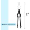 imageMr Pen Professional Compass with Lock and Free Life TIME Lead Replacement Compass for Geometry Spring Bow Compass Precision Compass Math Drafting Compass Compass Drawing Metal CompassBlack