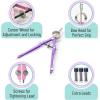imageMr Pen Professional Compass with Lock and Free Life TIME Lead Replacement Compass for Geometry Spring Bow Compass Precision Compass Math Drafting Compass Compass Drawing Metal CompassPurple