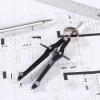 imageMr Pen Professional Compass with Lock and Free Life TIME Lead Replacement Compass for Geometry Spring Bow Compass Precision Compass Math Drafting Compass Compass Drawing Metal CompassBlack