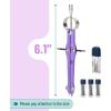 imageMr Pen Professional Compass with Lock and Free Life TIME Lead Replacement Compass for Geometry Spring Bow Compass Precision Compass Math Drafting Compass Compass Drawing Metal CompassPurple