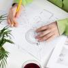 imageMr Pen Protractor 6 Inches Protractor with Swing Arm Pack of 33 Pcs