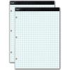 White 3-Hole Punched