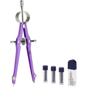 imageMr Pen Professional Compass with Lock and Free Life TIME Lead Replacement Compass for Geometry Spring Bow Compass Precision Compass Math Drafting Compass Compass Drawing Metal CompassPurple