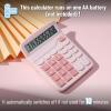 imageMr Pen Calculator Blue Calculators Large Display Standard Function Calculator 12Digit Calculators Desktop Office Calculator Desktop Calculator Desk Calculator Large Display Blue CalculatorPink