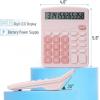 imageMr Pen Calculator Blue Calculators Large Display Standard Function Calculator 12Digit Calculators Desktop Office Calculator Desktop Calculator Desk Calculator Large Display Blue CalculatorPink