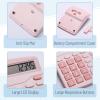 imageMr Pen Calculator Blue Calculators Large Display Standard Function Calculator 12Digit Calculators Desktop Office Calculator Desktop Calculator Desk Calculator Large Display Blue CalculatorPink