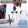 imageMr Pen Compass for Geometry Black Compass with Pencil Drawing Compass Drawing Tool Math Compass Drafting Tools Drawing Tools Geometry Compass Circle Drawing Tool Geometry SetSilver