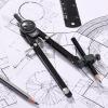imageMr Pen Compass for Geometry Black Compass with Pencil Drawing Compass Drawing Tool Math Compass Drafting Tools Drawing Tools Geometry Compass Circle Drawing Tool Geometry SetBlack