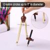 imageMr Pen Compass for Geometry Black Compass with Pencil Drawing Compass Drawing Tool Math Compass Drafting Tools Drawing Tools Geometry Compass Circle Drawing Tool Geometry SetGold