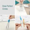imageMr Pen Geometry Set 13 pcs Compass for Geometry Protractor Set Geometry Kit Set with Shatterproof Storage Box Geometry Kit Drawing Tools Drafting Set Drafting Tools ampamp Drafting Kits PinkBlue