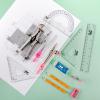 imageMr Pen Geometry Set 13 pcs Compass for Geometry Protractor Set Geometry Kit Set with Shatterproof Storage Box Geometry Kit Drawing Tools Drafting Set Drafting Tools ampamp Drafting Kits PinkPink