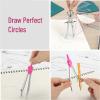 imageMr Pen Geometry Set 13 pcs Compass for Geometry Protractor Set Geometry Kit Set with Shatterproof Storage Box Geometry Kit Drawing Tools Drafting Set Drafting Tools ampamp Drafting Kits PinkPink