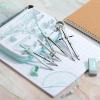imageMr Pen Geometry Set 13 pcs Compass for Geometry Protractor Set Geometry Kit Set with Shatterproof Storage Box Geometry Kit Drawing Tools Drafting Set Drafting Tools ampamp Drafting Kits PinkGreen