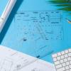 imageMr Pen Landscape Templates 2pcs Green Architectural Templates Drafting Tools Landscaping Tools Landscape Design Template Drafting Ruler Shapes Stencils for Drawing Stencils Landscape ToolsClear