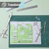 imageMr Pen Landscape Templates 2pcs Green Architectural Templates Drafting Tools Landscaping Tools Landscape Design Template Drafting Ruler Shapes Stencils for Drawing Stencils Landscape ToolsGreen